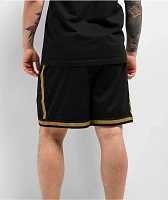 Lurking Class by Sketchy Tank Tuck Black & Gold Mesh Shorts