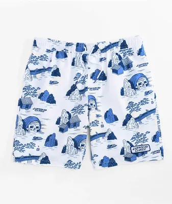 Lurking Class by Sketchy Tank Tucks White Board Shorts