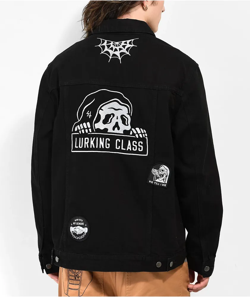 Lurking Class by Sketchy Tank Vicious Black Denim Jacket