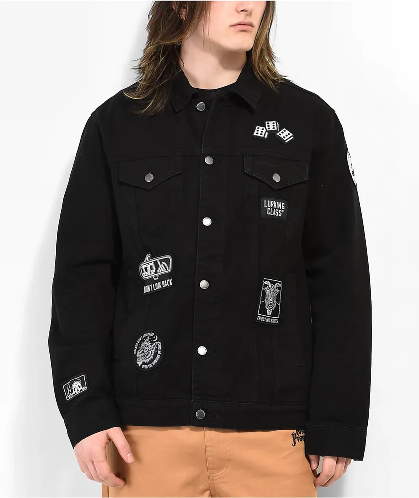 Lurking Class by Sketchy Tank Vicious Black Denim Jacket