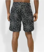 Lurking Class by Sketchy Tank Webs Black Boardshorts