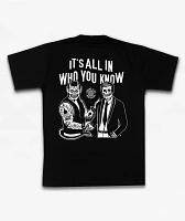 Lurking Class by Sketchy Tank Who You Know Black T-Shirt