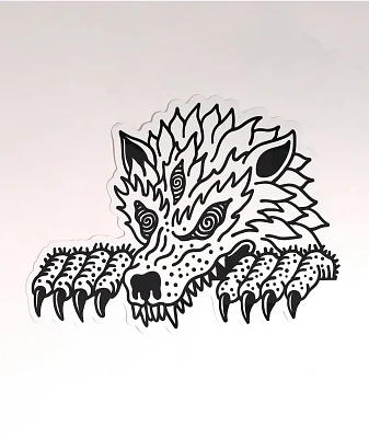 Lurking Class by Sketchy Tank XL Wolf Sticker