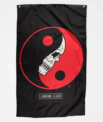 Lurking Class by Sketchy Tank Ying Yang Black & Red Banner