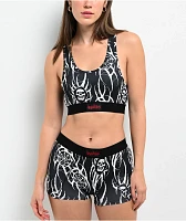 Lurking Class by Sketchy Tank x Kyle Grand Sin Black Sports Bra