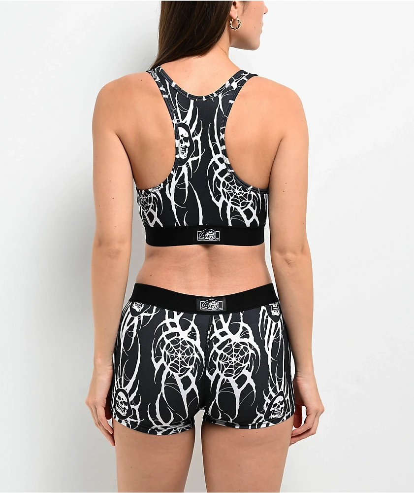 Lurking Class by Sketchy Tank x Kyle Grand Sin Black Sports Bra