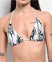 Lurking Class by Sketchy Tank x Kyle Grand Sin White Triangle Bikini Top