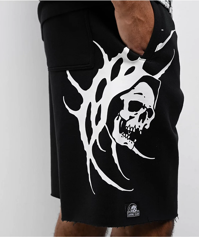 Lurking Class by Sketchy Tank x Kyle Grand Sins Black Sweat Shorts