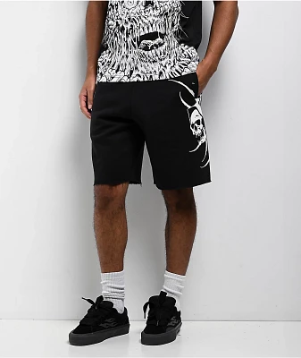 Lurking Class by Sketchy Tank x Kyle Grand Sins Black Sweat Shorts