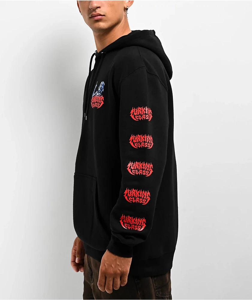 Lurking Class by Sketchy Tank x Matt Stikker Madness Black Hoodie