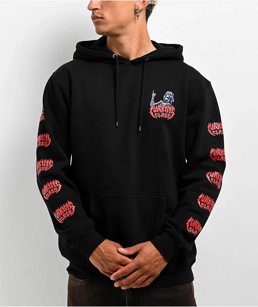 Lurking Class by Sketchy Tank x Matt Stikker Madness Black Hoodie