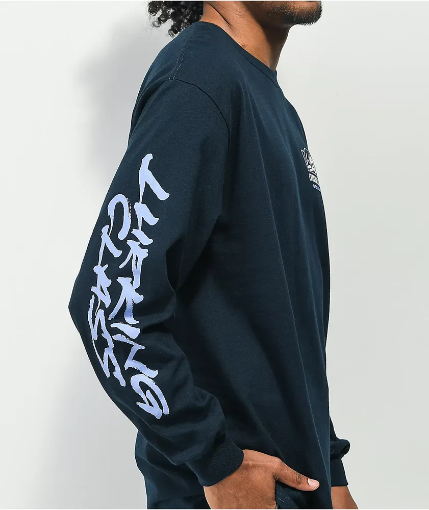 Lurking Class by Sketchy Tank x Mr. Tucks Chapter 2 Navy Long Sleeve T-Shirt