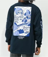 Lurking Class by Sketchy Tank x Mr. Tucks Chapter 2 Navy Long Sleeve T-Shirt