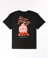 Lurking Class by Sketchy Tank x Mr. Tucks Kids' Bonsai Black T-Shirt