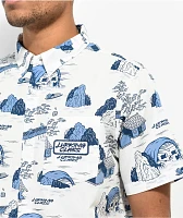 Lurking Class by Sketchy Tank x Mr. Tucks White Short Sleeve Button Up Shirt