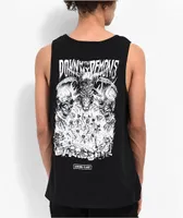 Lurking Class by Sketchy Tank x Saw Blade Demons Black Tank Top