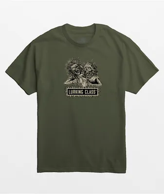 Lurking Class by Sketchy Tank x Stikker Bad Friends Green T-Shirt
