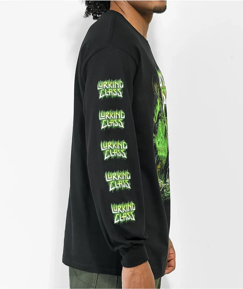 Lurking Class by Sketchy Tank x Stikker Die High Black Long Sleeve T-Shirt