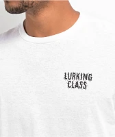 Lurking Class by Sketchy Tank x Stikker Infestation White Long Sleeve T-Shirt