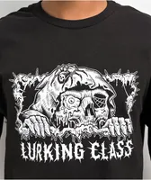 Lurking Class by Sketchy Tank x Stikker Lurker Black Long Sleeve T-Shirt