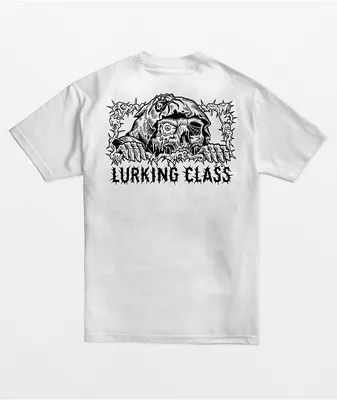 Lurking Class by Sketchy Tank x Stikker Lurker White T-Shirt