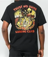 Lurking Class by Sketchy Tank x Stikker Trust No Suits Black T-Shirt