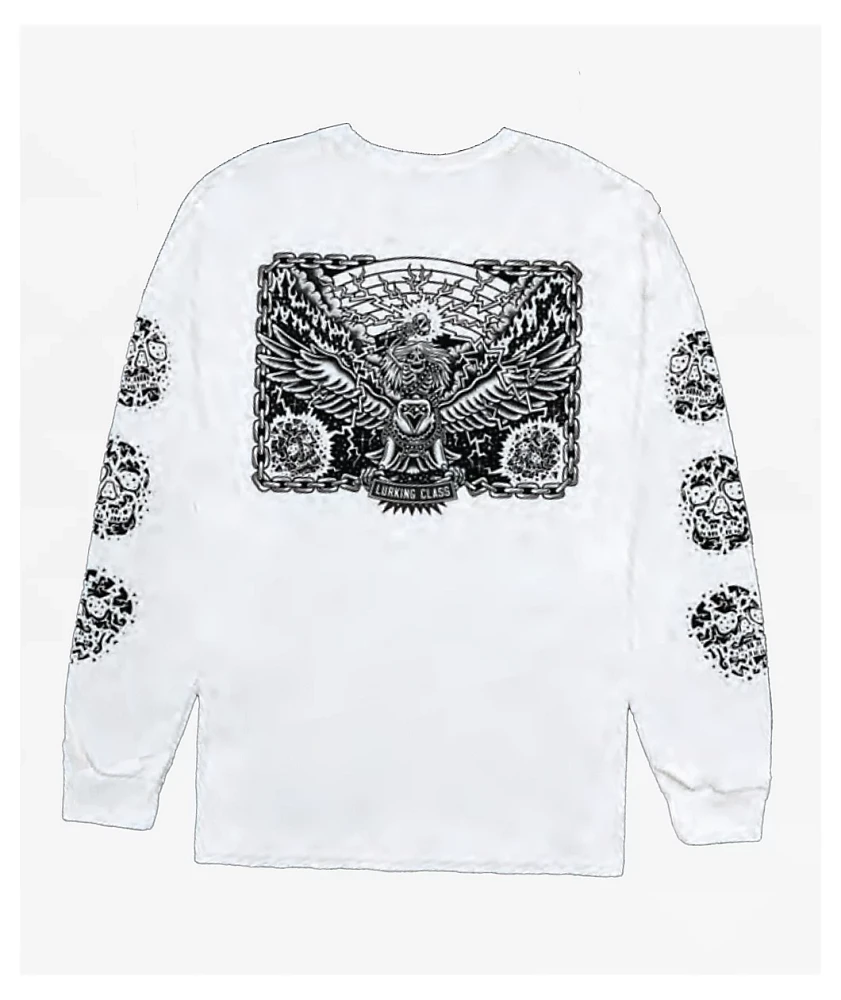 Lurking Class by Sketchy Tank x Tallboy Unchained White Long Sleeve T-Shirt