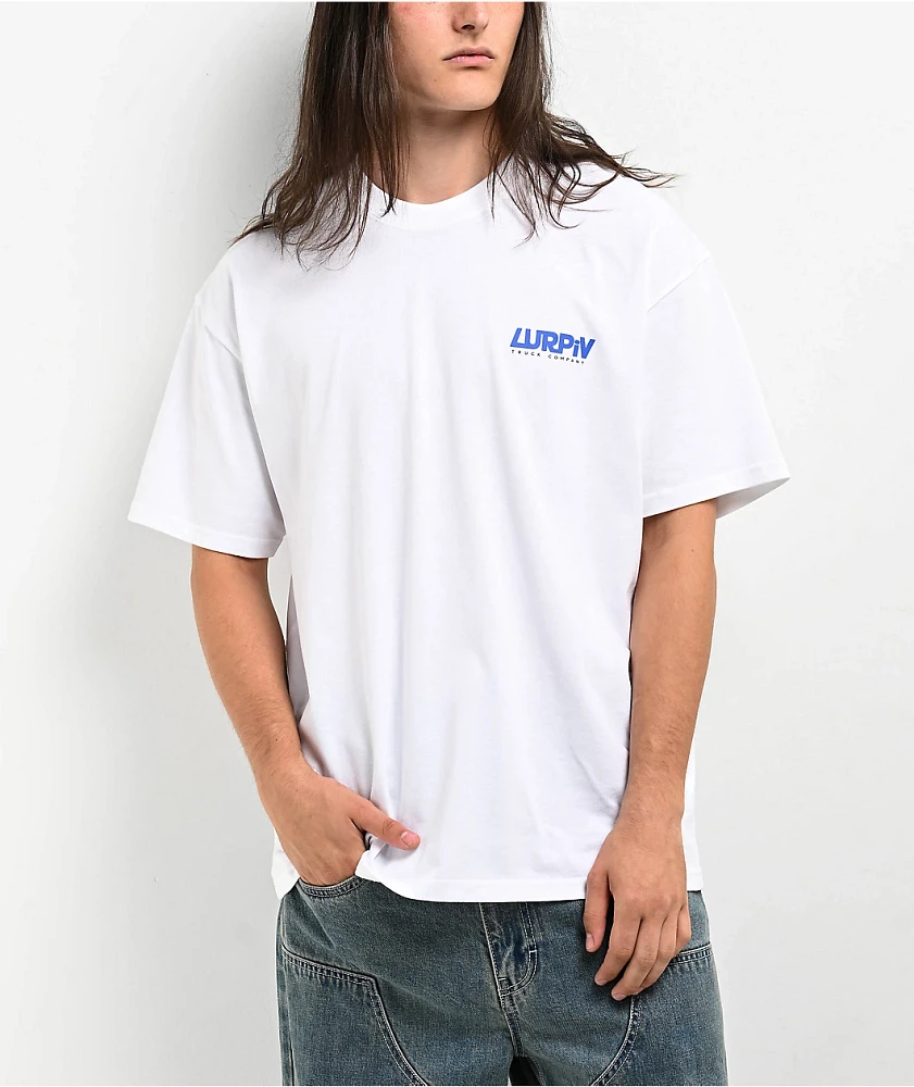 Lurpiv Logo White T-Shirt