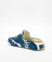 Lusso Cloud x Malbon Golf Scenario Shiburi Indigo Tofu Slide Sandals