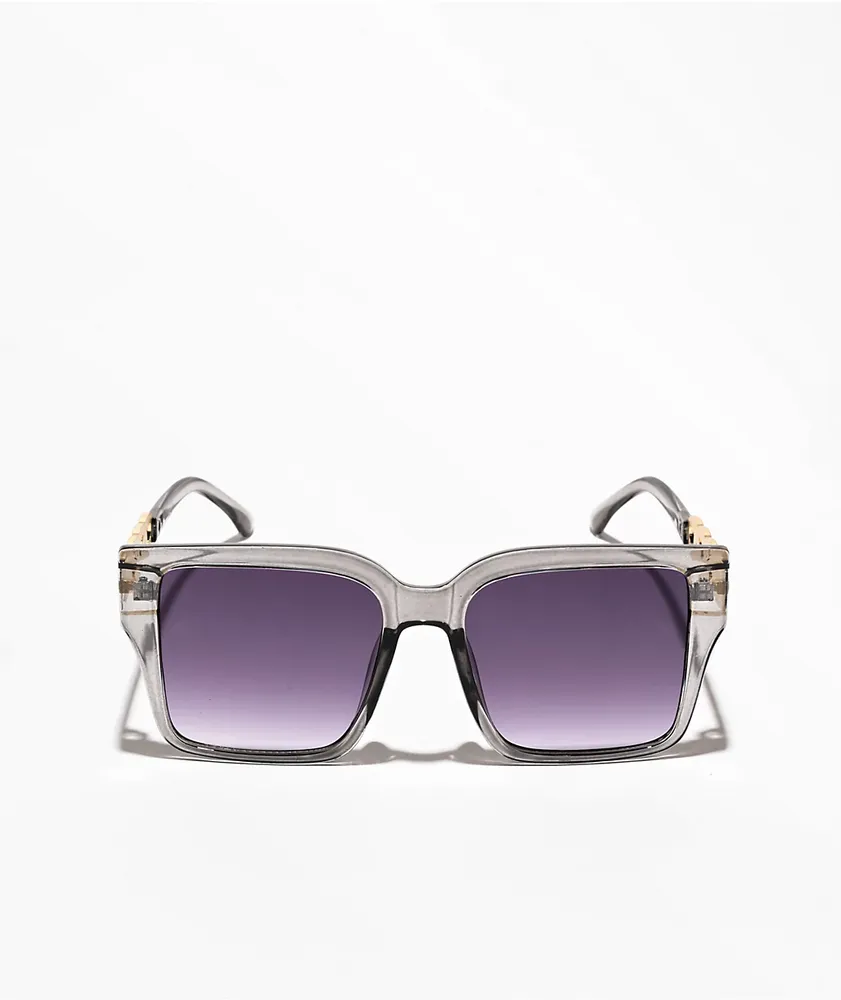 Luxury Smoke Square Sunglasses