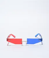 MAYA RED & BLUE SUNGLASSES