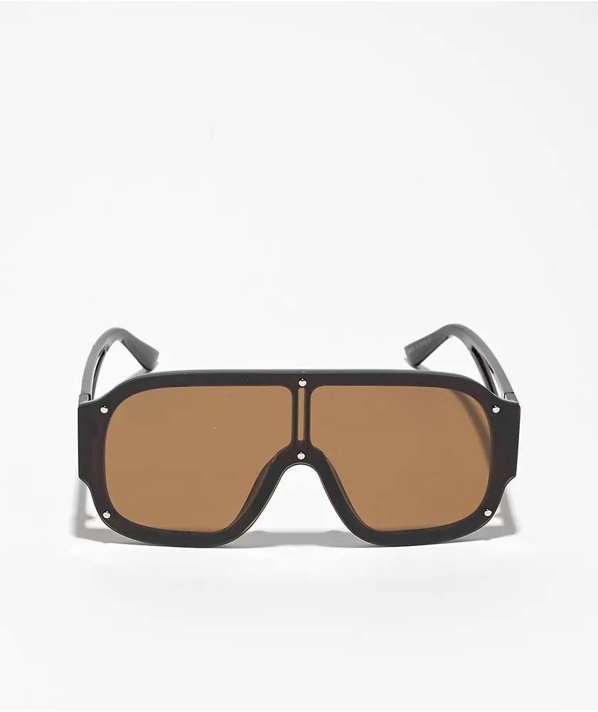 MR Brown Frameless Pilot Sunglasses