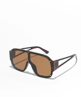 MR Brown Frameless Pilot Sunglasses