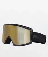 Madson Magneto Gold Chrome Mirror Snowboard Goggles