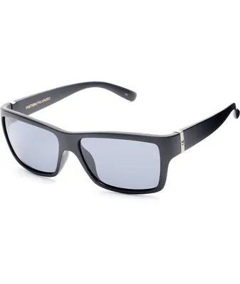 Madson Piston Matte Black & Grey Polarized Sunglasses