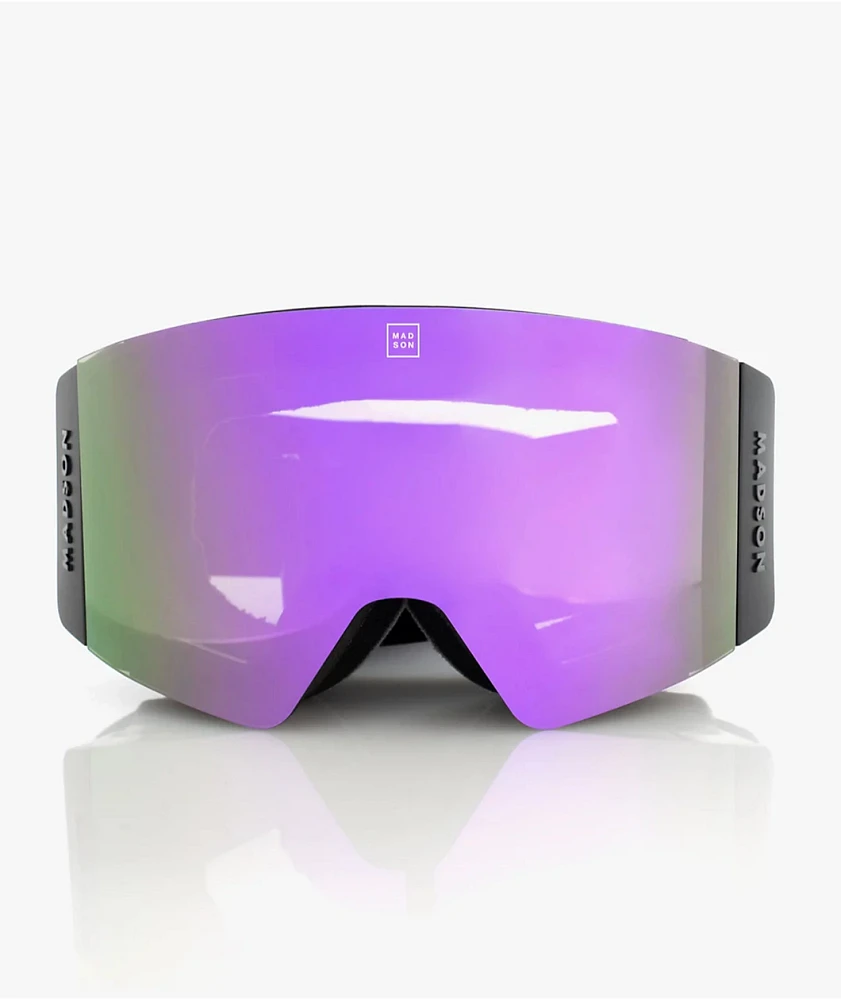 Madson x Black Sabbath Switch Purple Mirror & Light Rose Gold Snowboard Goggles