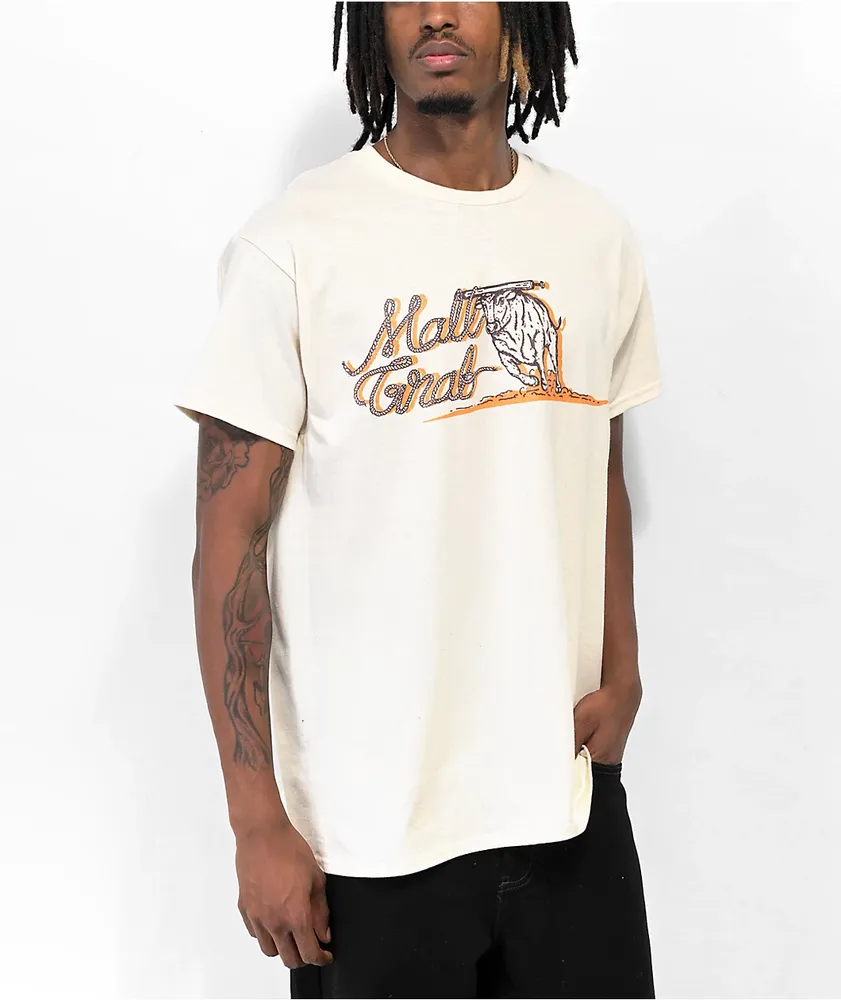 Mall Grab Lasso Bull Natural T-Shirt