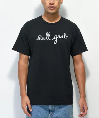 Mall Grab OG Cursive Black T-Shirt