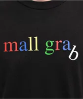 Mall Grab Rainbow Logo Black T-Shirt