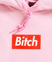 Married To The Mob Bitch Pink Hoodie