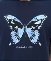 Maxallure Butterfly Navy T-Shirt