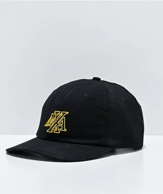 Maxallure New Yorker Black Strapback Hat