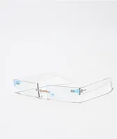 Maya Revo Clear Frameless Sunglasses