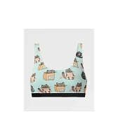 MeUndies Cats Being Cats UltraModal Core Scoop Bralette