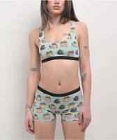 MeUndies Cats Being Cats UltraModal Core Scoop Bralette