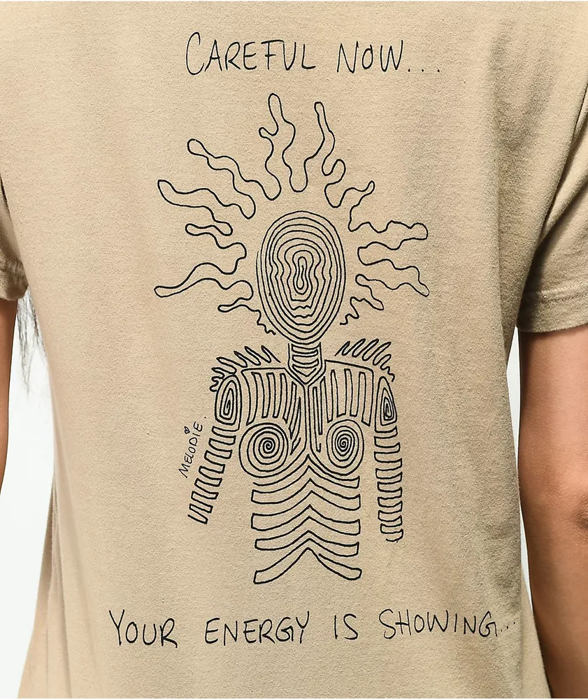 Melodie Energy Natural Brown T-Shirt