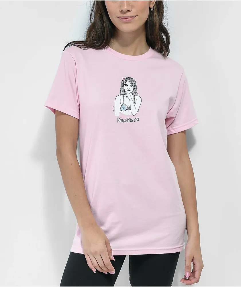 Melodie Hilarious Pink T-Shirt