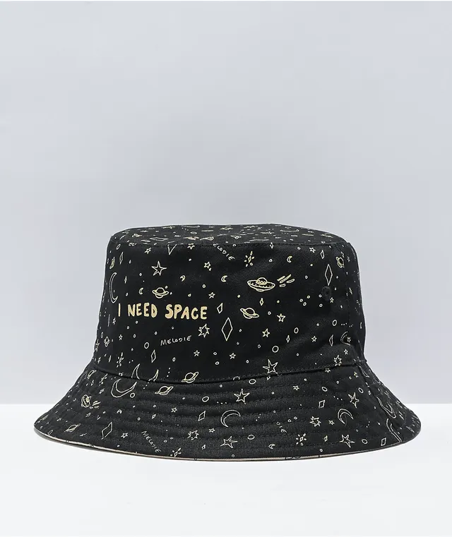 POLKA BUCKET HAT KHAKI BLACK