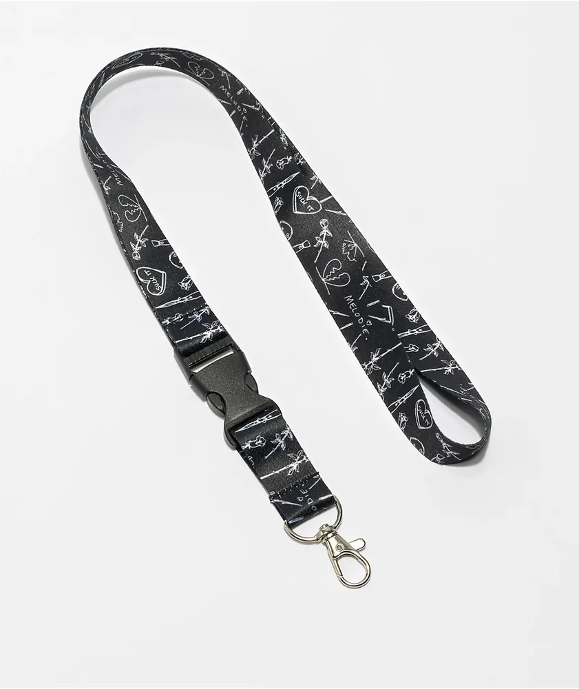 Melodie Lovers Black Lanyard