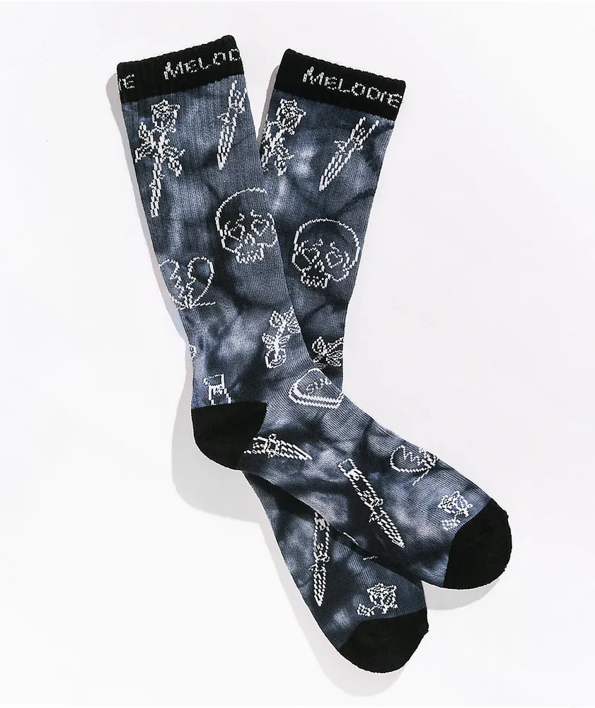 Tie Dye Crew Socks